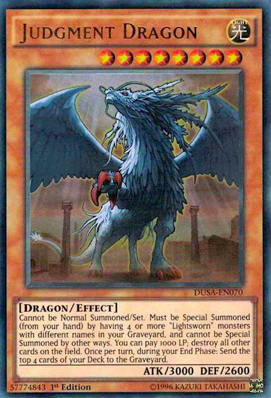 Judgment Dragon (70) (DUSA) - YuGiOh Single