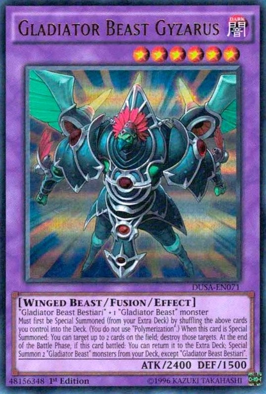 Gladiator Beast Gyzarus (71) (DUSA) - YuGiOh Single