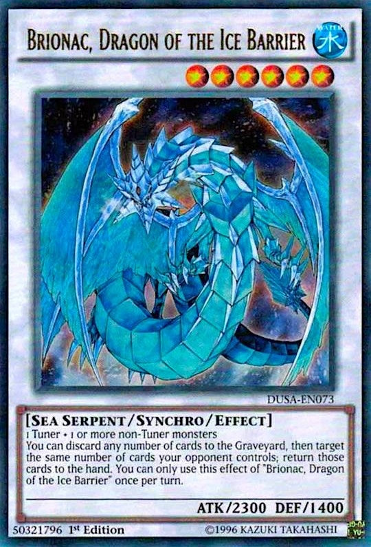Brionac Dragon of the Ice Barrier (73) (DUSA) - YuGiOh Single
