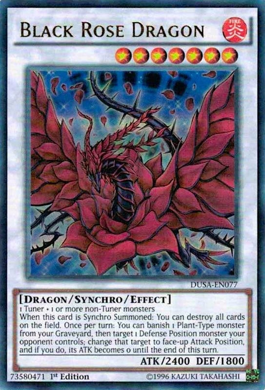 Black Rose Dragon (77) (DUSA) - YuGiOh Single