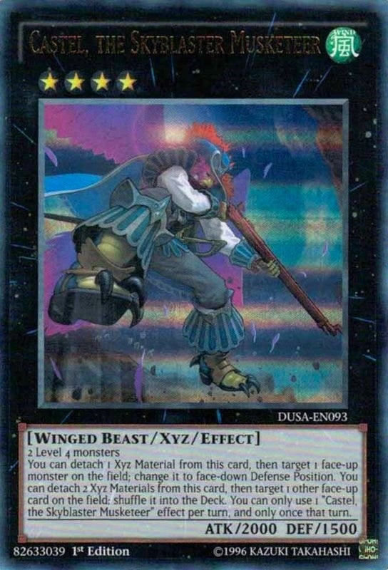 Castel the Skyblaster Musketeer (93) (DUSA) - YuGiOh Single