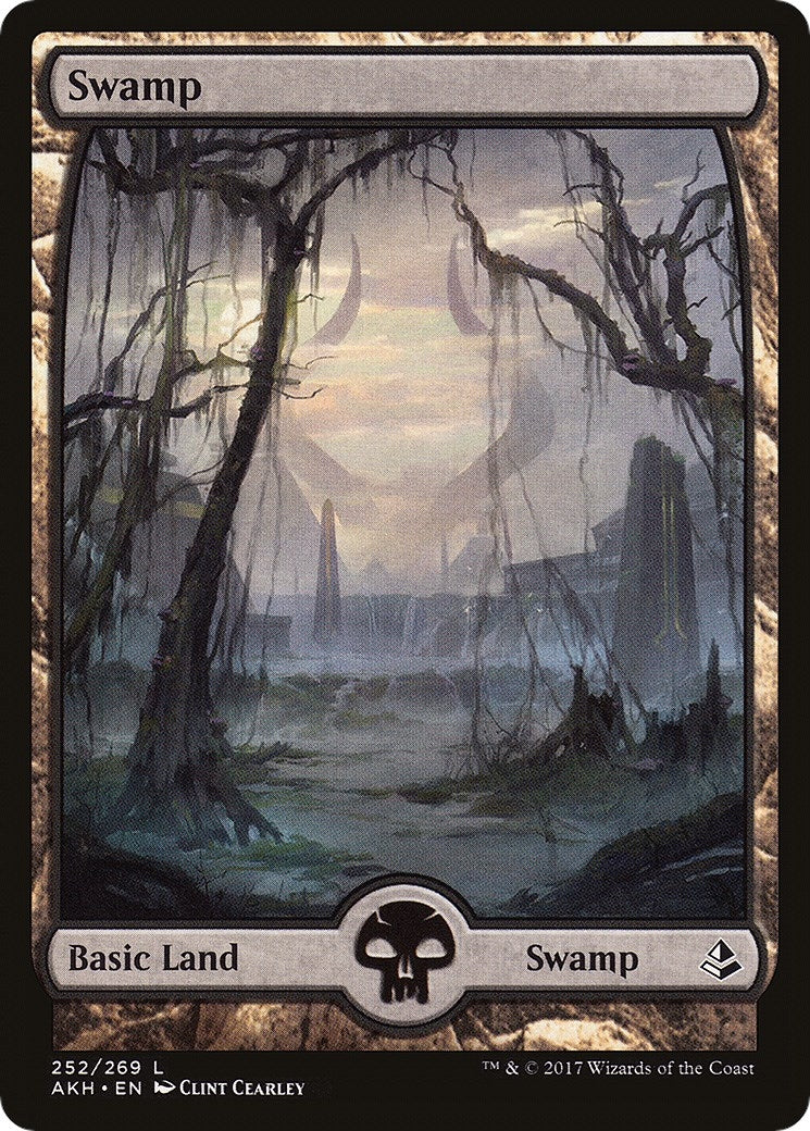 Swamp (252) - Full Art (252) [AKH] - MTG Single