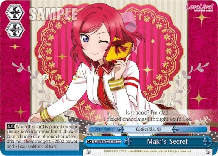 Maki’s Secret (2167) [LL/EN-W02] - Weiss Schwarz Single