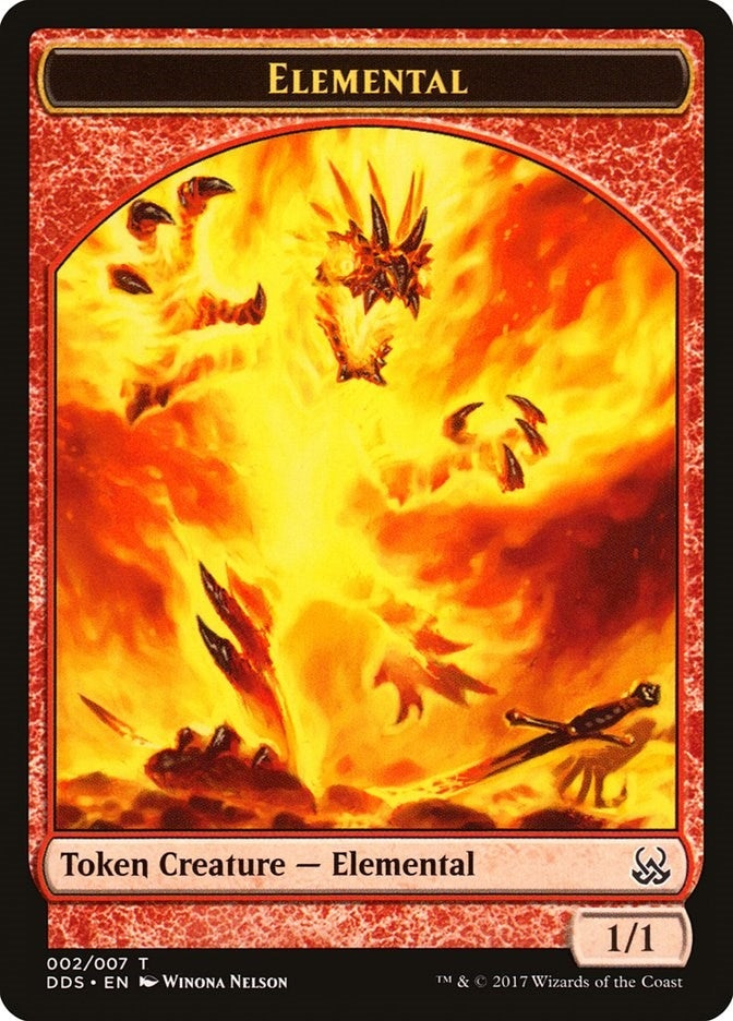 Elemental Token (0) [DDS] - MTG Single