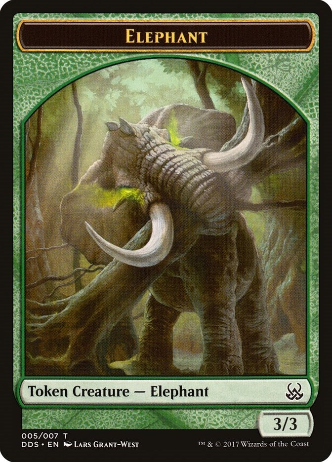 Elephant Token (0) [DDS] - MTG Single