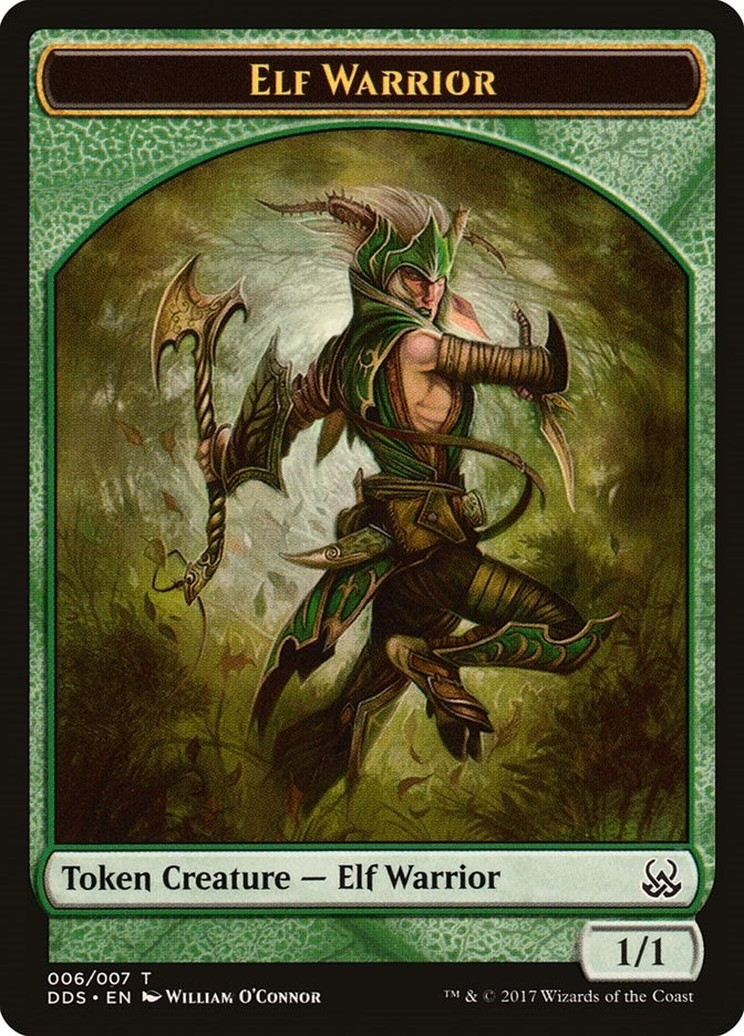Elf Warrior Token (0) [DDS] - MTG Single
