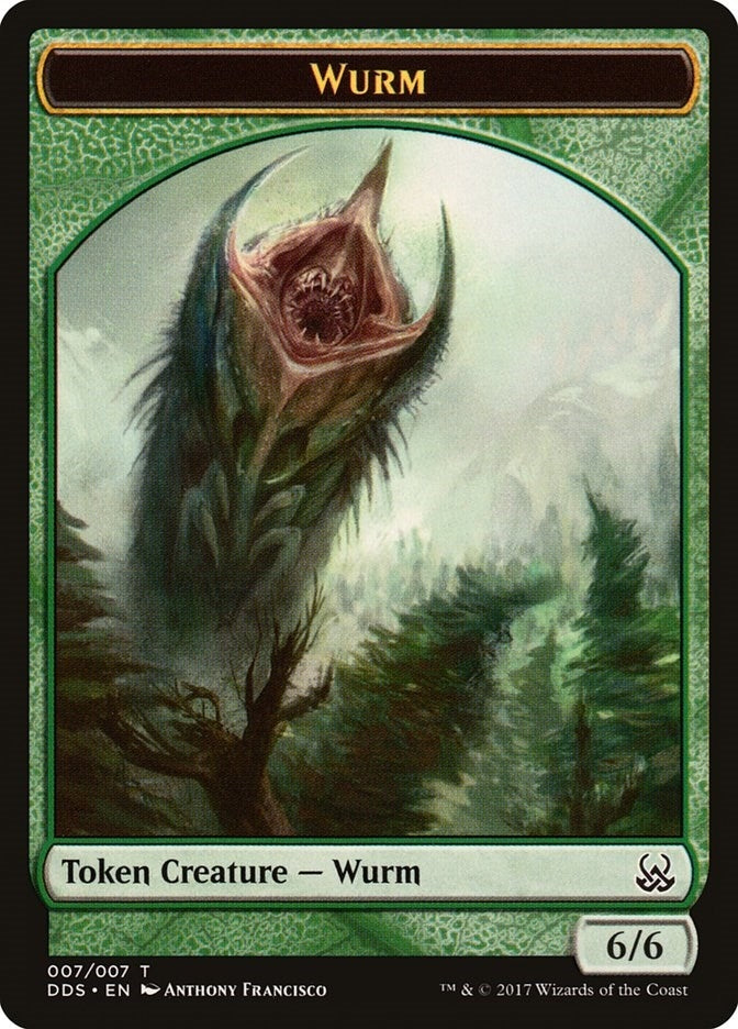 Wurm Token (0) [DDS] - MTG Single