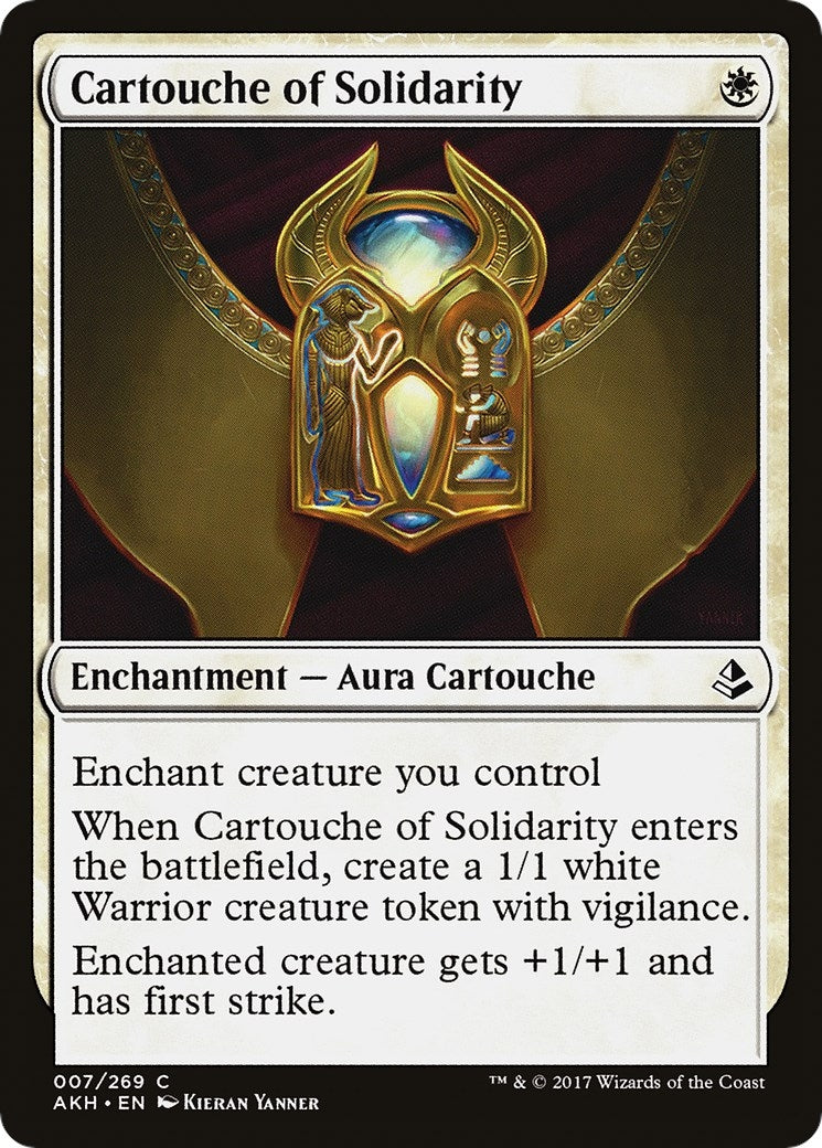 Cartouche of Solidarity (7) [AKH] - MTG Single