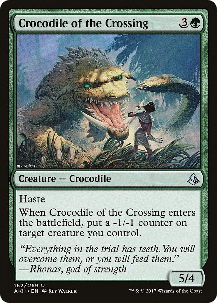 Crocodile of the Crossing (162) [AKH] - MTG Single