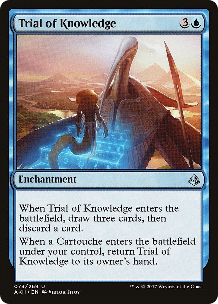 Trial of Knowledge (73) [AKH] - MTG Single