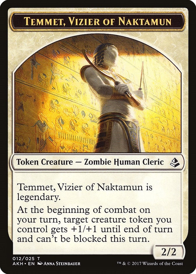 Temmet Vizier of Naktamun Token (0) [AKH] - MTG Single