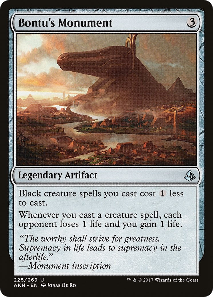 Bontu’s Monument (225) [AKH] - MTG Single