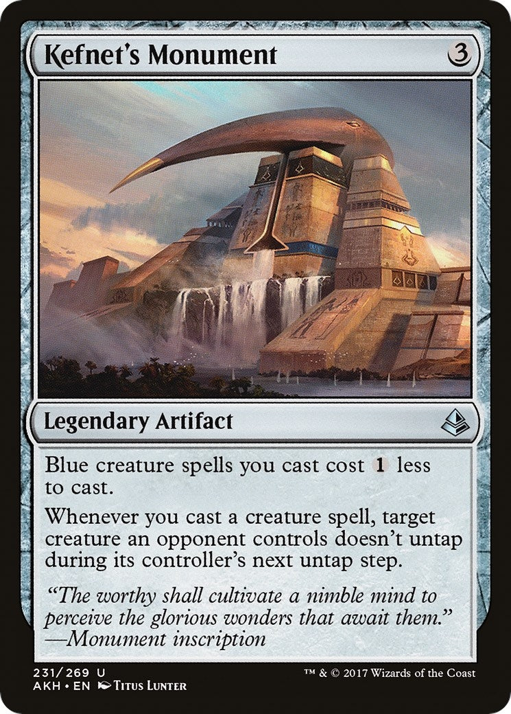 Kefnet’s Monument (231) [AKH] - MTG Single