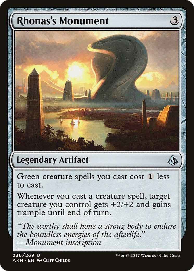 Rhonas’s Monument (236) [AKH] - MTG Single