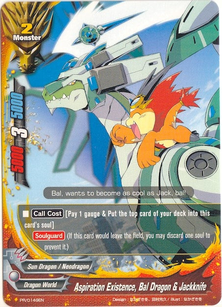 Aspiration Existence Bal Dragon & Jackknife (149) [PR] - Future Card BuddyFight Single