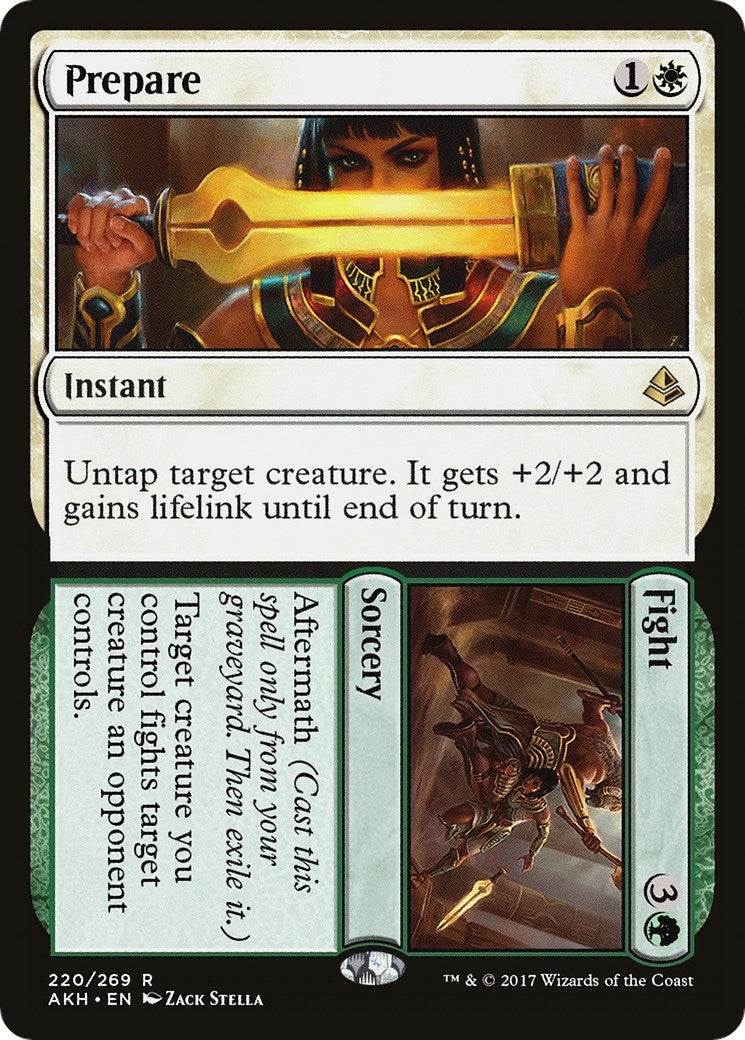 Prepare // Fight (220) [AKH] - MTG Single