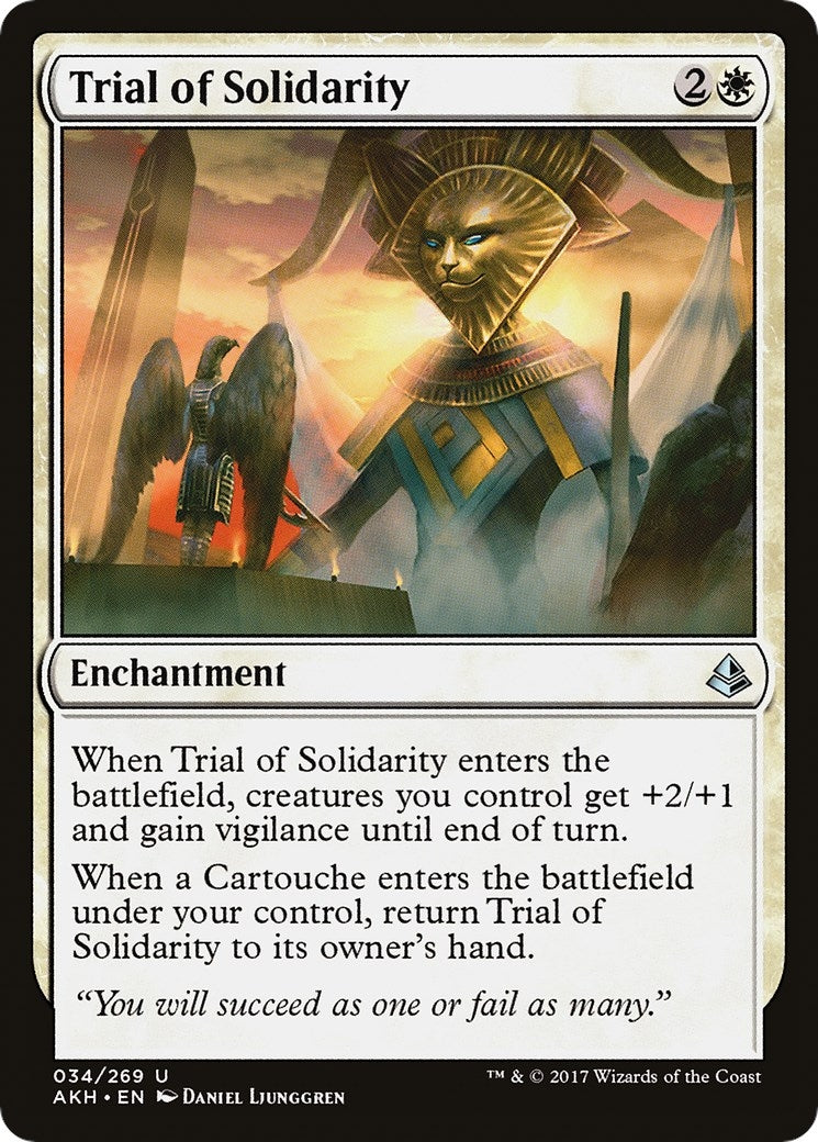 Trial of Solidarity (34) [AKH] - MTG Single