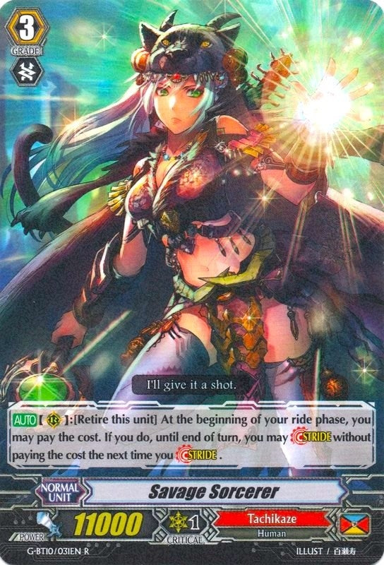 Savage Sorcerer (10031) [G-BT10] - Cardfight Vanguard Single