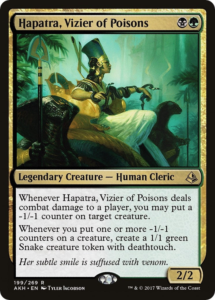 Hapatra Vizier of Poisons (199) [AKH] - MTG Single