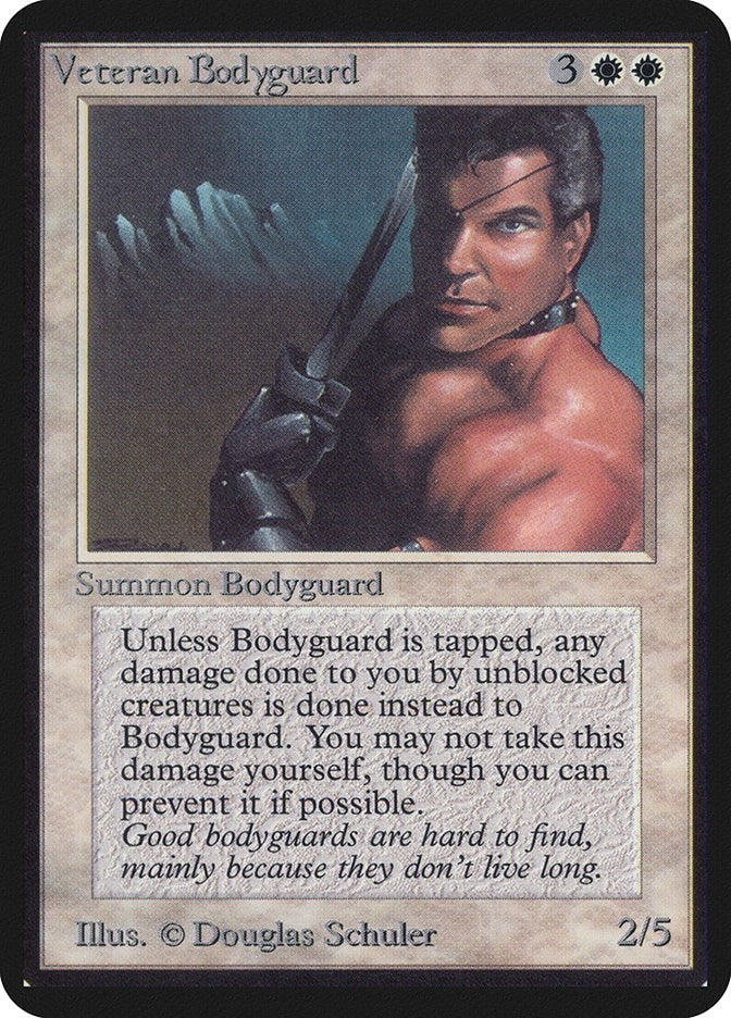 Veteran Bodyguard [LEA] - MTG Single