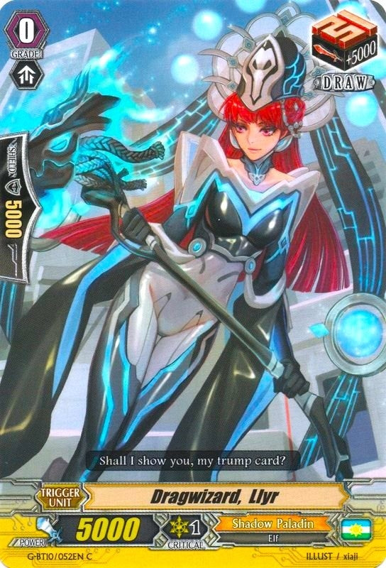 Dragwizard Llyr (10052) [G-BT10] - Cardfight Vanguard Single