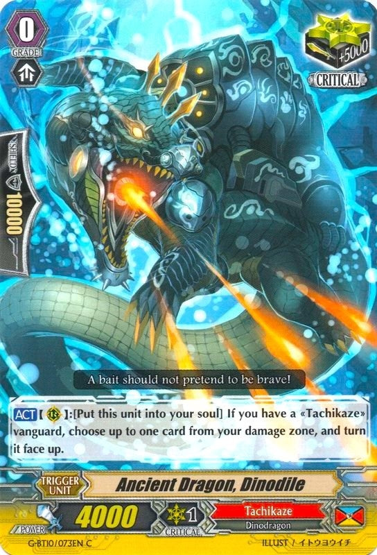 Ancient Dragon Dinodile (10073) [G-BT10] - Cardfight Vanguard Single