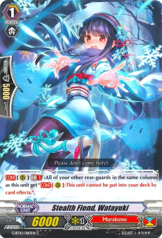 Stealth Fiend Watayuki (10080) [G-BT10] - Cardfight Vanguard Single
