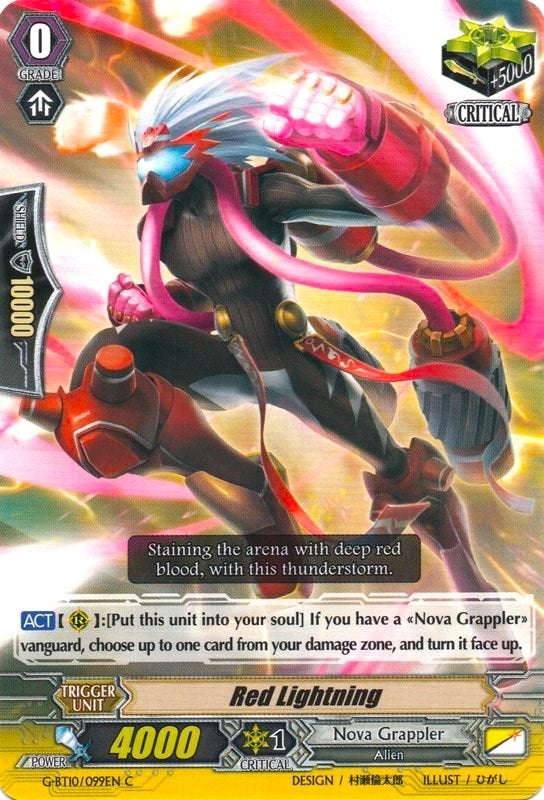 Red Lightning (10099) [G-BT10] - Cardfight Vanguard Single