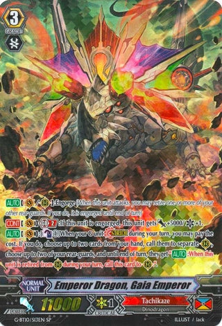 Emperor Dragon Gaia Emperor (SP) (1013) [G-BT10] - Cardfight Vanguard Single