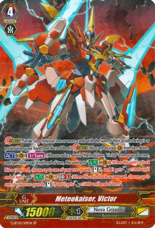 Meteokaiser Victor (SP) (1019) [G-BT10] - Cardfight Vanguard Single