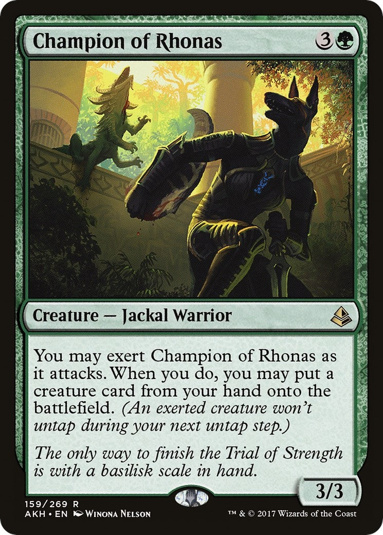 Champion of Rhonas (159) [AKH] - MTG Single
