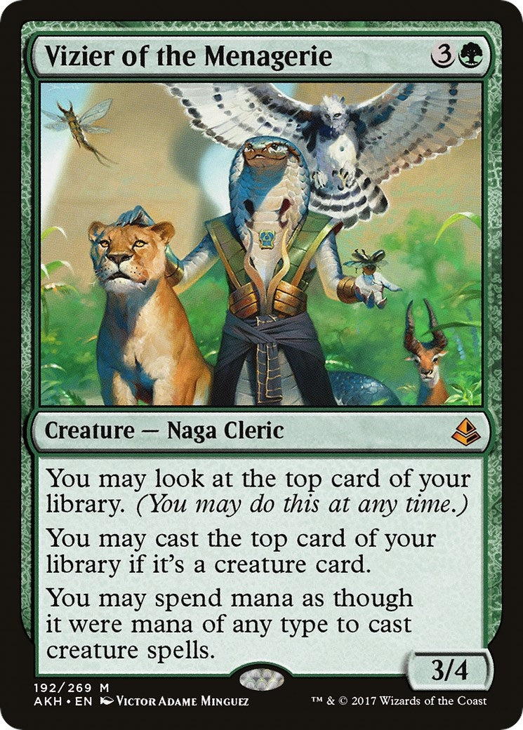 Vizier of the Menagerie (192) [AKH] - MTG Single