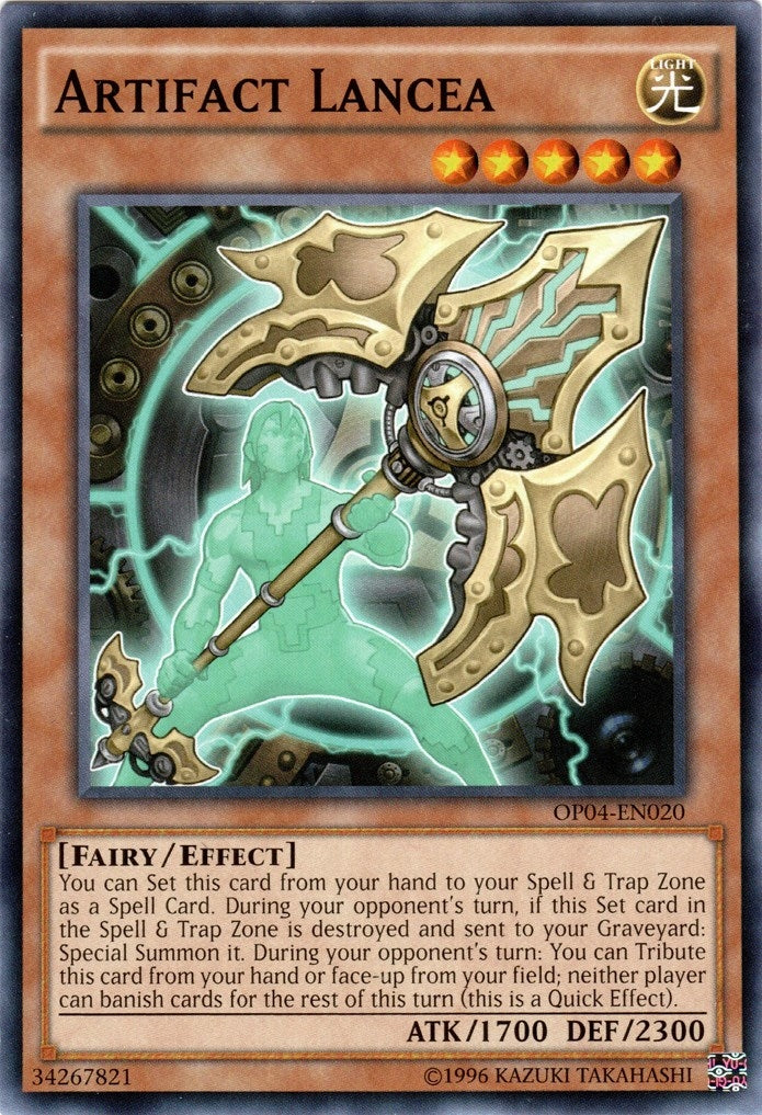 Artifact Lancea (4020) (OP04) - YuGiOh Single