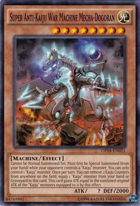 Super Anti-Kaiju War Machine Mecha-Dogoran (4021) (OP04) - YuGiOh Single