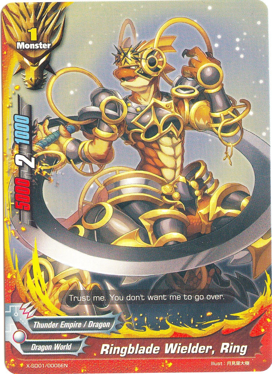 Ringblade Wielder Ring (10005) [X-SD01] - Future Card BuddyFight Single