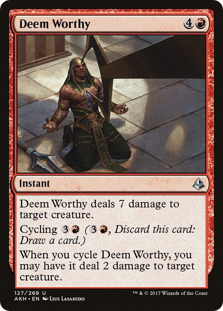 Deem Worthy (127) [AKH] - MTG Single