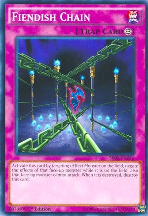 Fiendish Chain (3036) (SR03) - YuGiOh Single