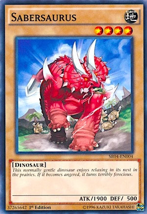 Sabersaurus (4004) (SR04) - YuGiOh Single