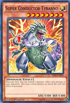 Super Conductor Tyranno (4005) (SR04) - YuGiOh Single