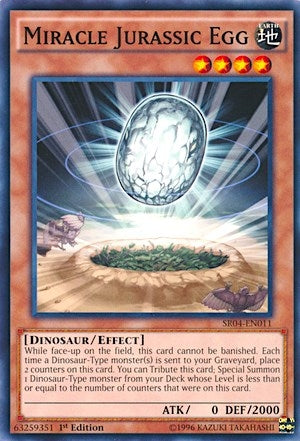Miracle Jurassic Egg (4011) (SR04) - YuGiOh Single