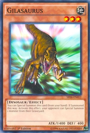 Gilasaurus (4012) (SR04) - YuGiOh Single