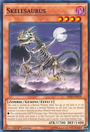 Skelesaurus (4018) (SR04) - YuGiOh Single