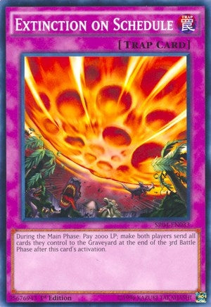 Extinction on Schedule (4033) (SR04) - YuGiOh Single