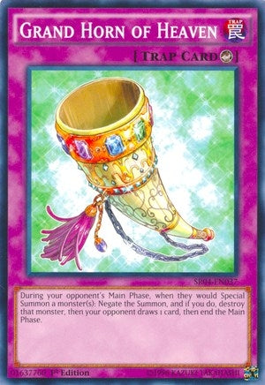 Grand Horn of Heaven (4037) (SR04) - YuGiOh Single