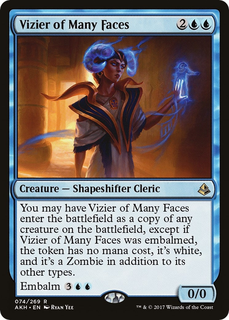 Vizier of Many Faces (74) [AKH] - MTG Single