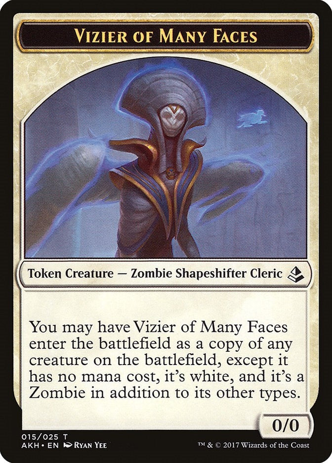 Vizier of Many Faces Token (0) [AKH] - MTG Single