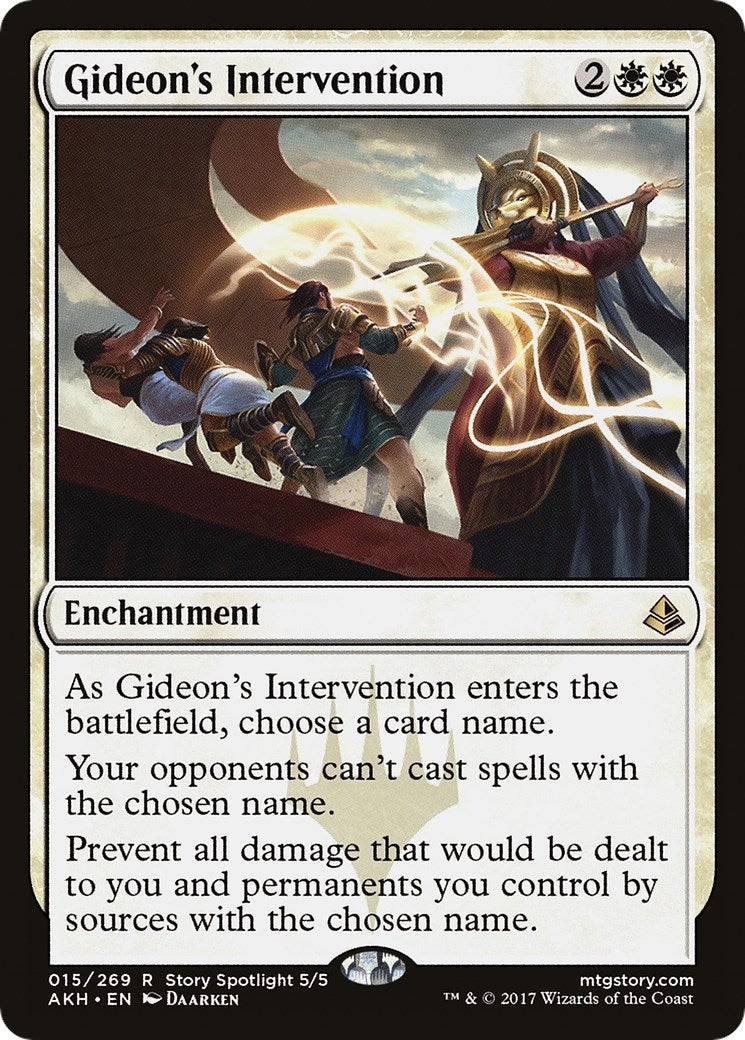 Gideon’s Intervention (15) [AKH] - MTG Single