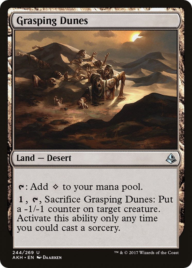 Grasping Dunes (244) [AKH] - MTG Single