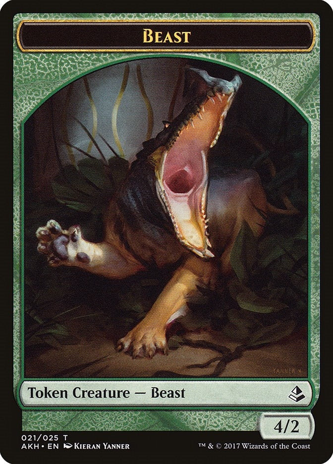Beast Token (0) [AKH] - MTG Single