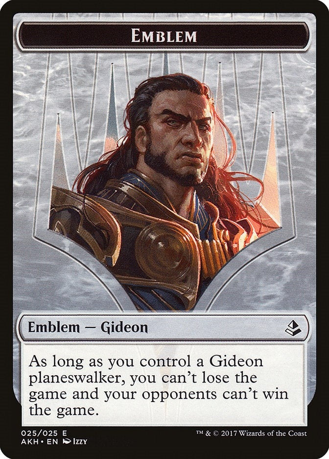 Emblem - Gideon of the Trials (0) [AKH] - MTG Single